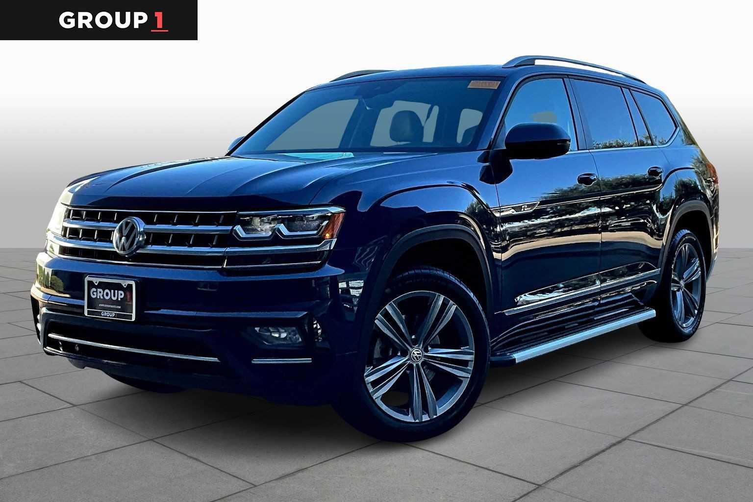2018 Volkswagen Atlas 3.6L V6 SEL Tourmaline Blue Metallic at BMW of West Houston