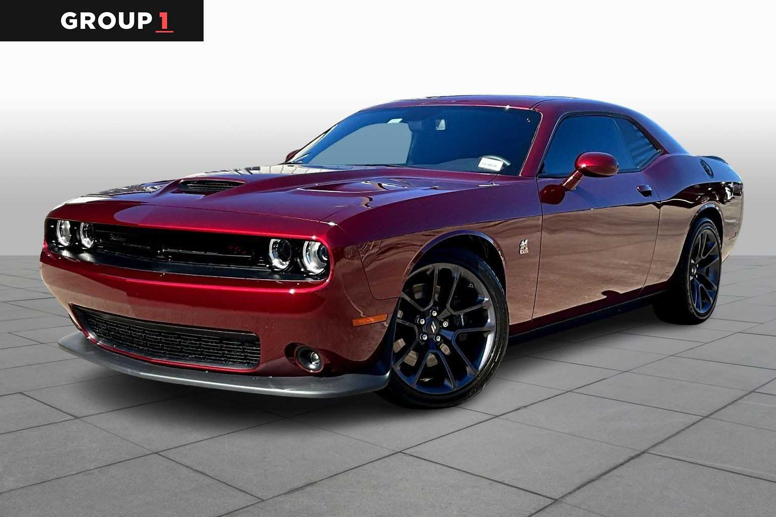 2023 Dodge Challenger R/T Scat Pack Octane Red Pearlcoat at Tomball Chrysler Dodge Jeep Ram