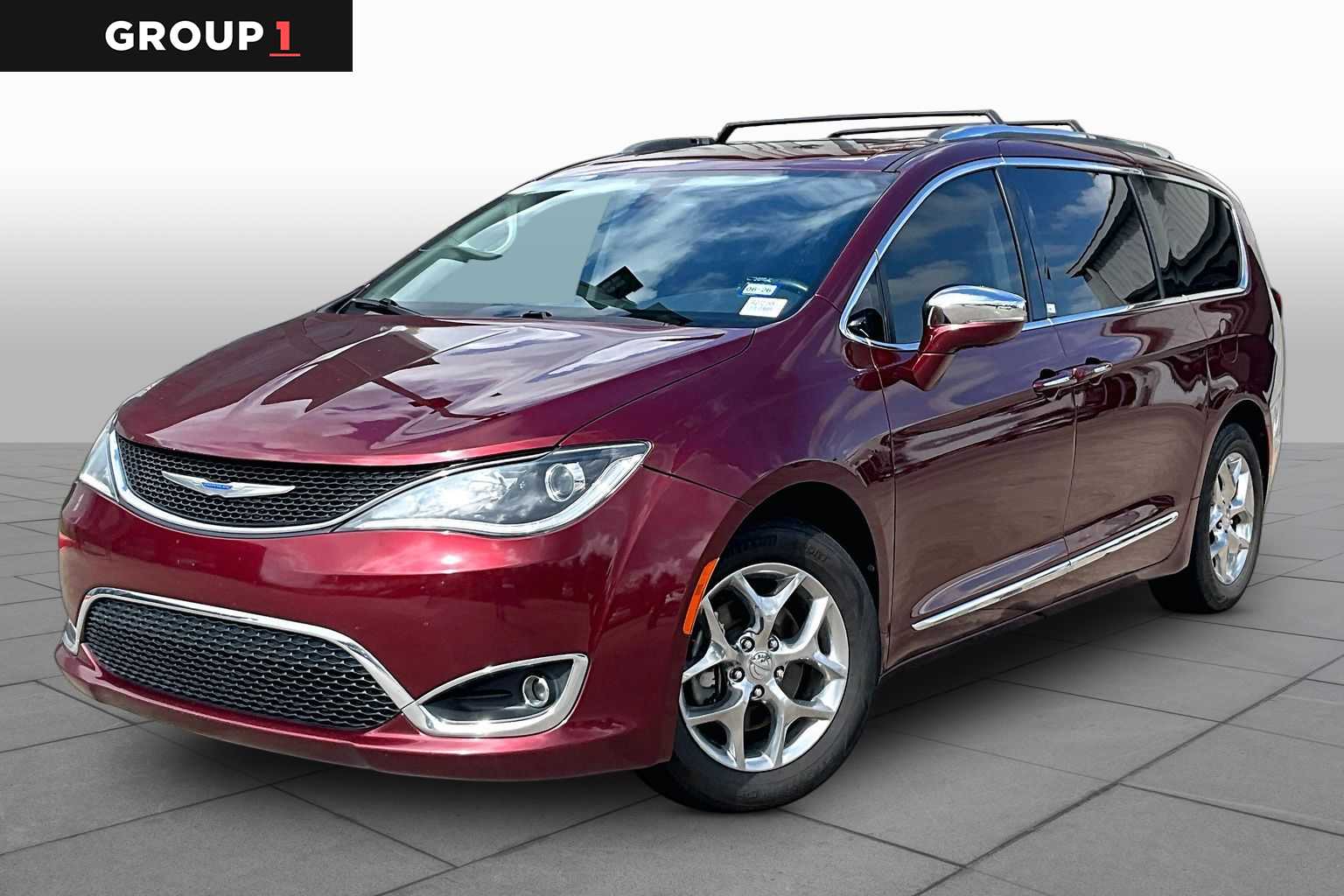 2018 Chrysler Pacifica Limited Velvet Red Pearlcoat at AutoNation USA Katy