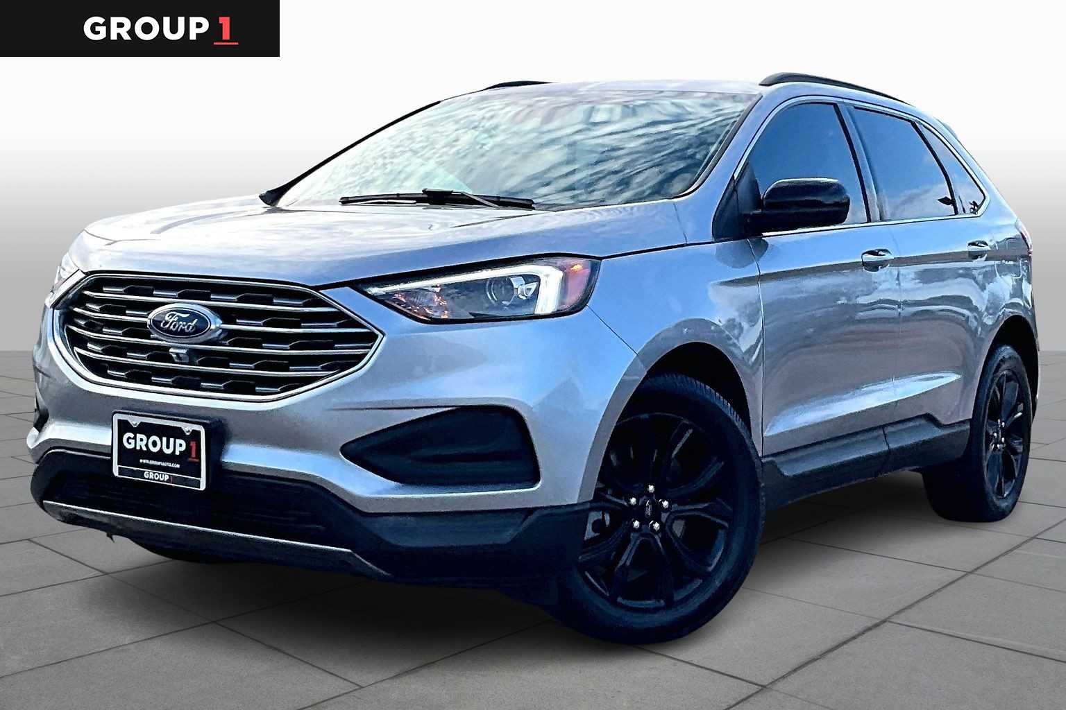 2022 Ford Edge SE Iconic Silver Metallic at Tomball Ford