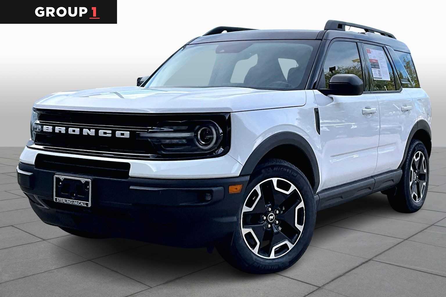 2022 Ford Bronco Sport Outer Banks Oxford White at Tomball Ford