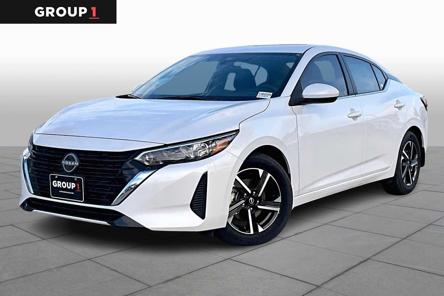 2025 Nissan Sentra SV Aspen White Tricoat at Sterling McCall Nissan