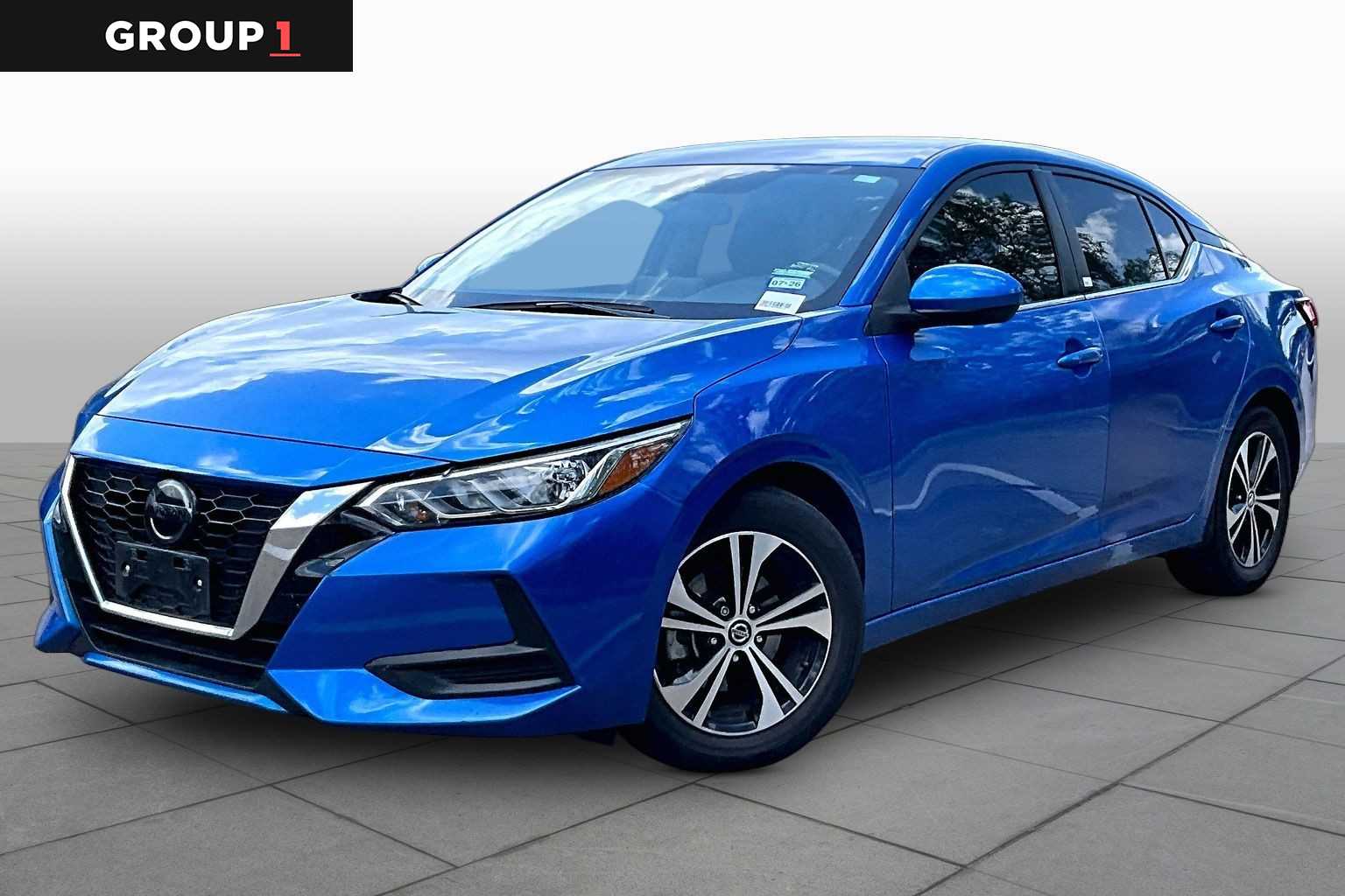 2023 Nissan Sentra SV Electric Blue Metallic at HGreg Houston