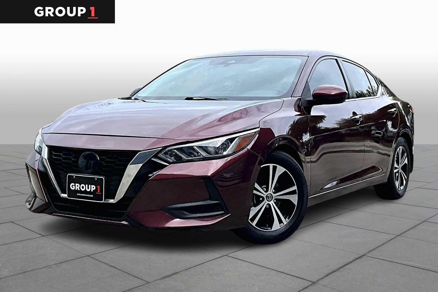 2022 Nissan Sentra SV Rosewood Metallic at HGreg Houston