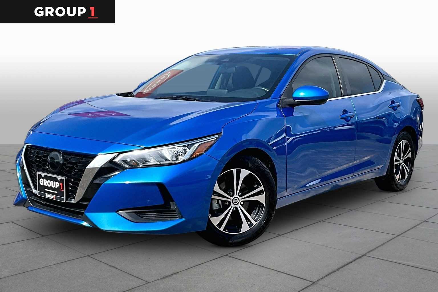 2023 Nissan Sentra SV Electric Blue Metallic at HGreg Houston