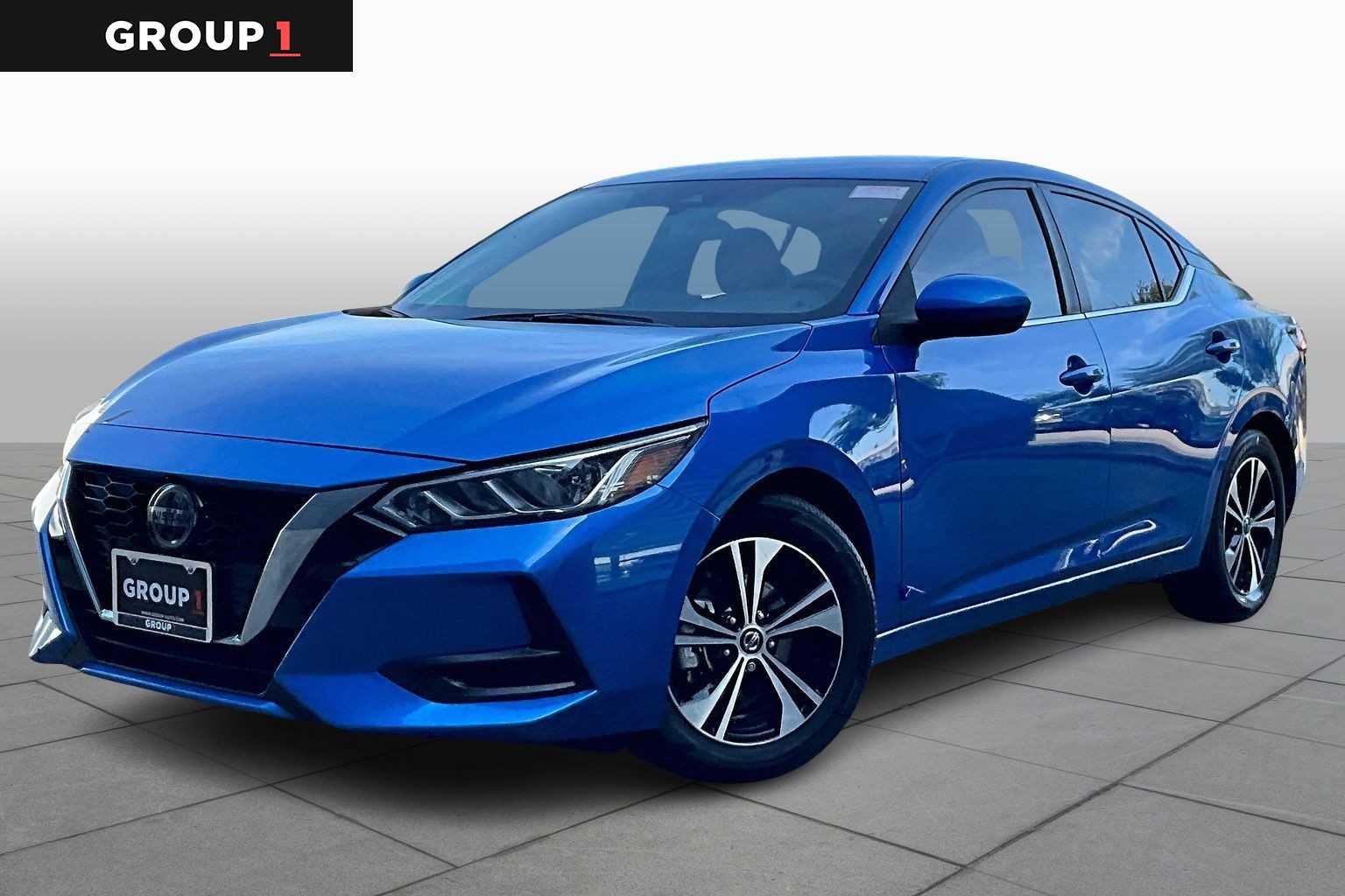 2023 Nissan Sentra SV Electric Blue Metallic at Sterling McCall Nissan