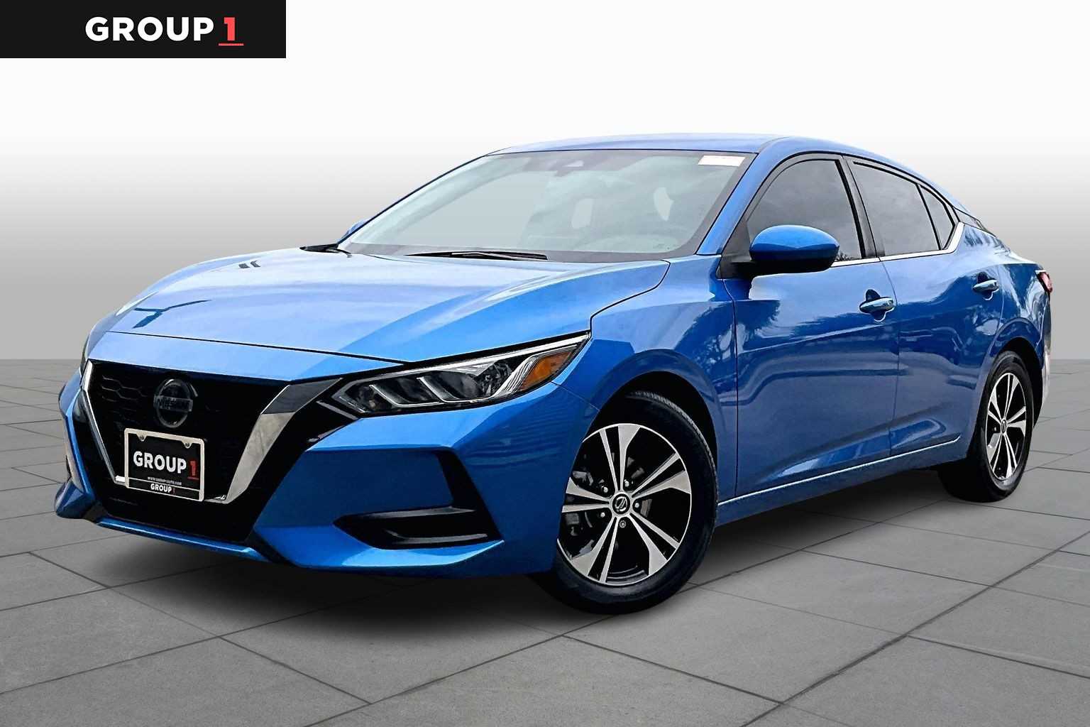 2023 Nissan Sentra SV Electric Blue Metallic at Sterling McCall Nissan