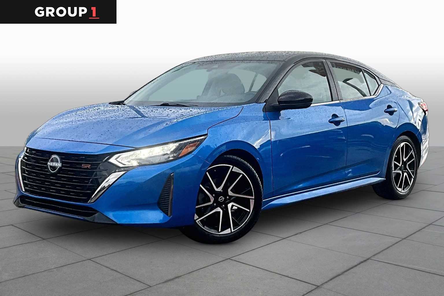 2024 Nissan Sentra SR Electric Blue Metallic/Super Black at Beck & Masten Kia