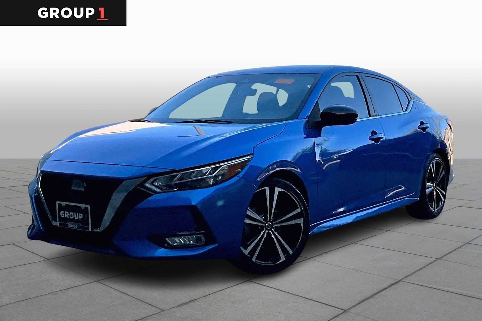 2022 Nissan Sentra SR Electric Blue Metallic at Sterling McCall Nissan