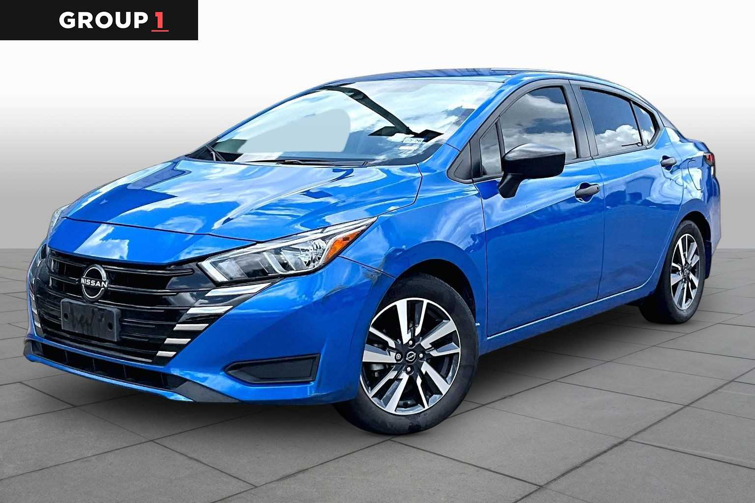 2023 Nissan Versa S Electric Blue Metallic at Sterling McCall Nissan