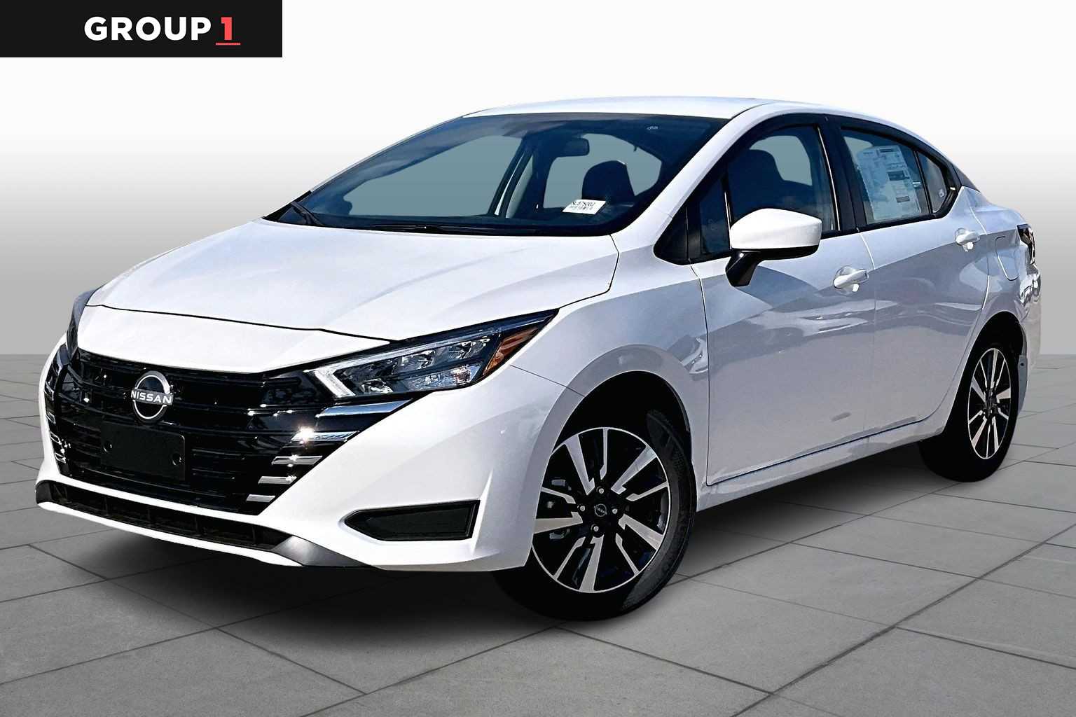 2025 Nissan Versa SV Aspen White Tricoat at HGreg Houston