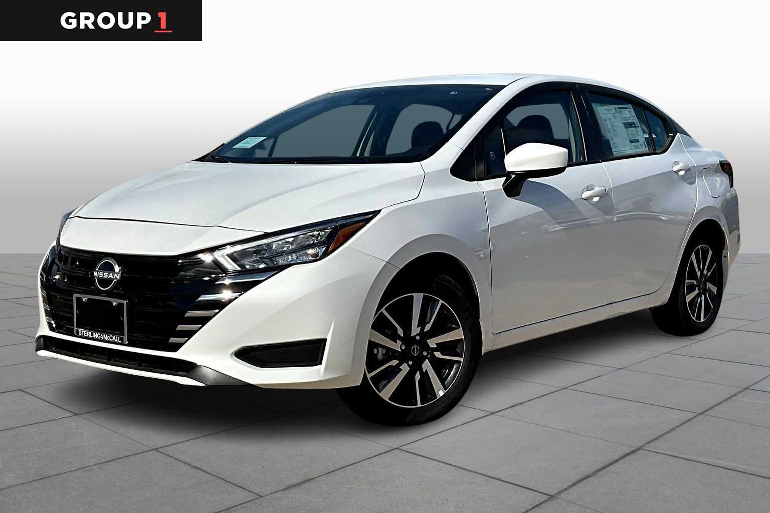 2025 Nissan Versa SV Aspen White Tricoat at Sterling McCall Nissan