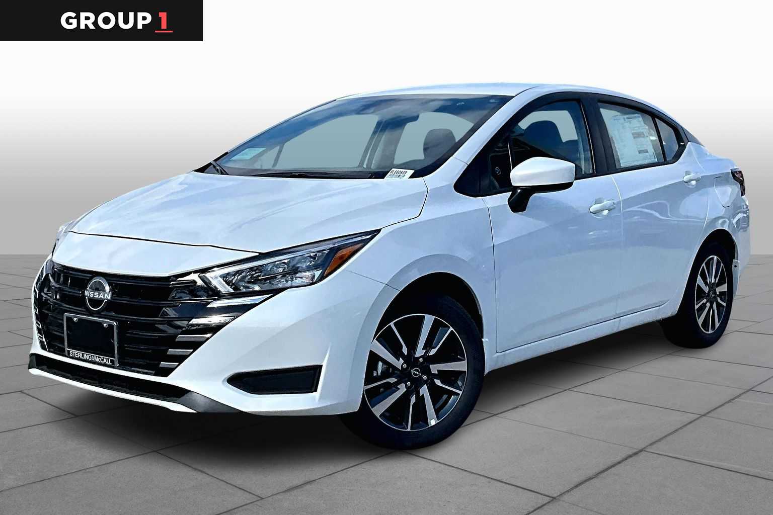 2025 Nissan Versa SV Aspen White Tricoat at Sterling McCall Nissan