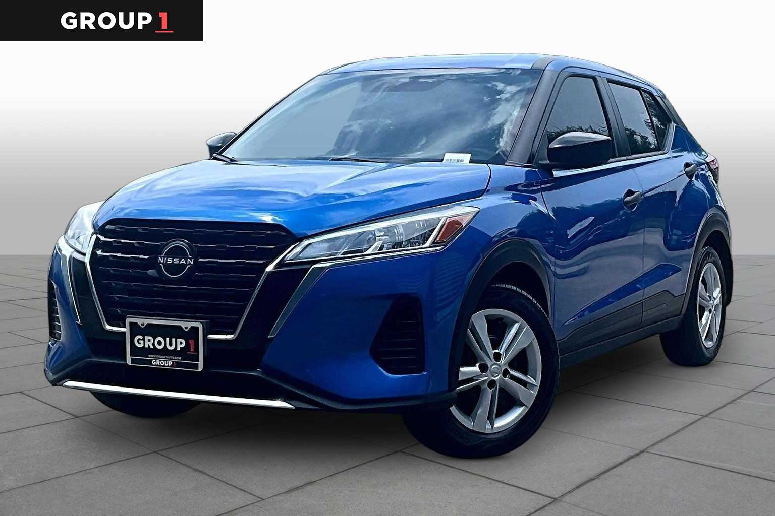 2022 Nissan Kicks S Electric Blue Metallic at Sterling McCall Nissan