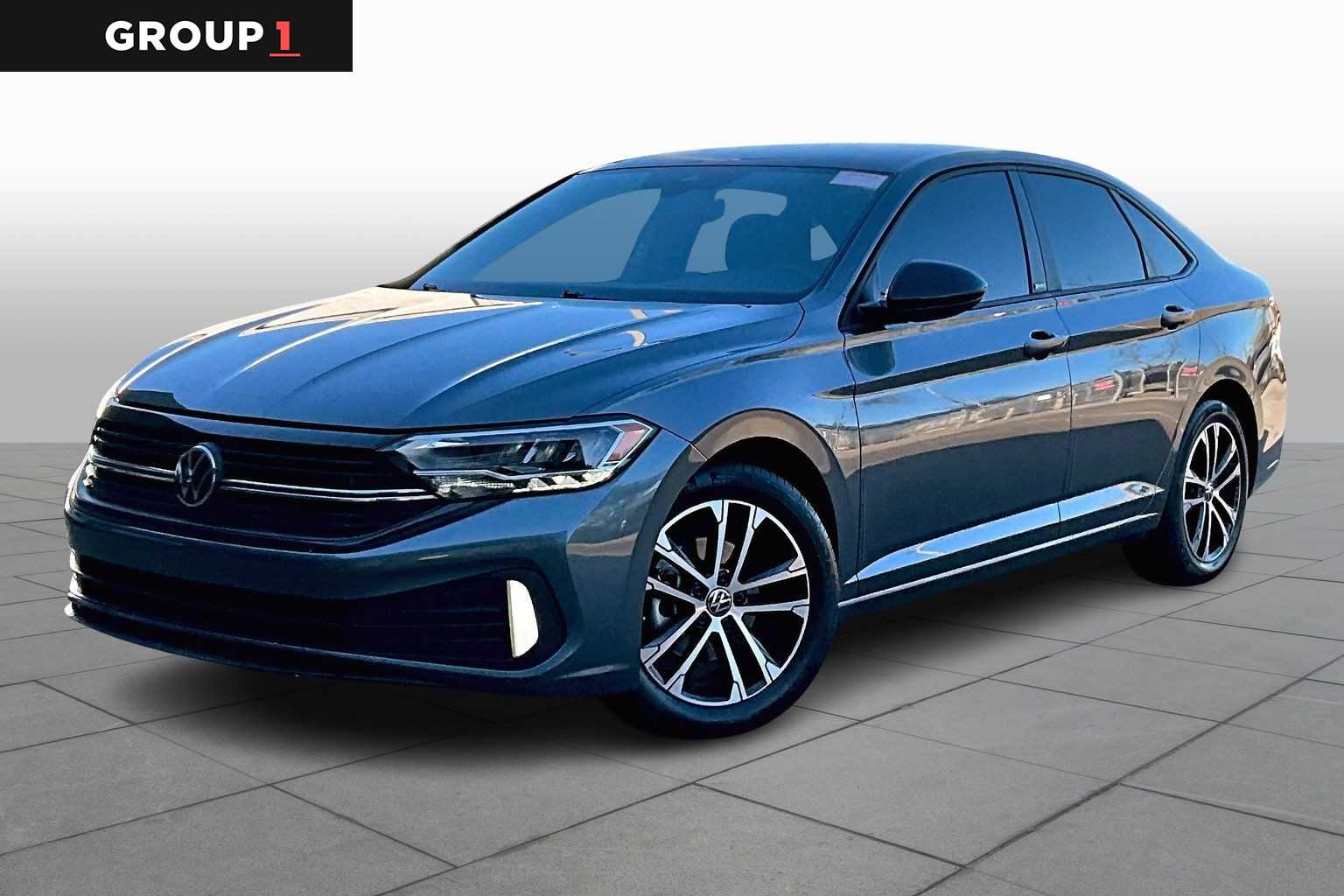 2024 Volkswagen Jetta Sport Platinum Gray Metallic at AutoNation Chrysler Jeep Dodge Ram Spring
