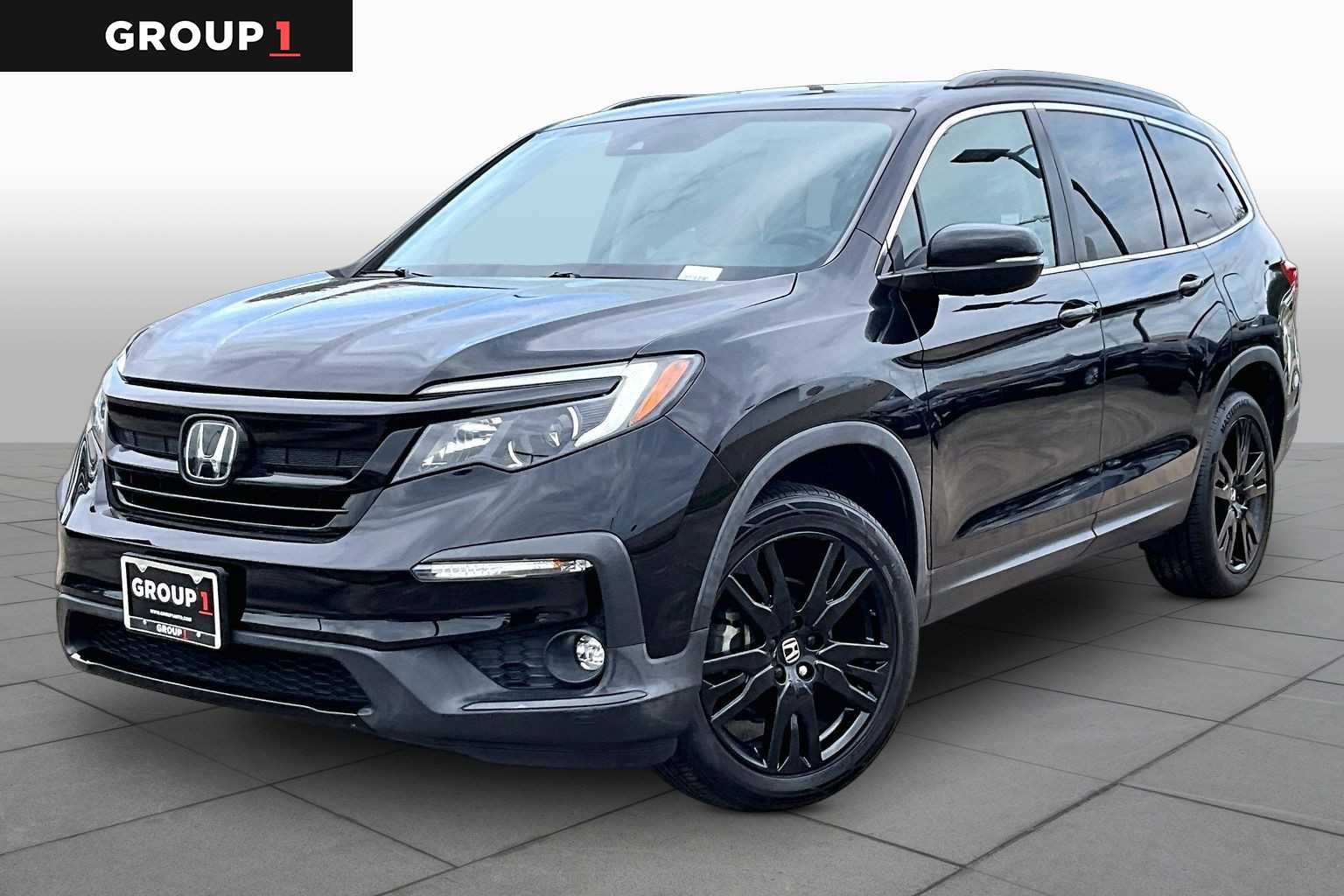 2021 Honda Pilot Special Edition Crystal Black Pearl at Beck & Masten Kia