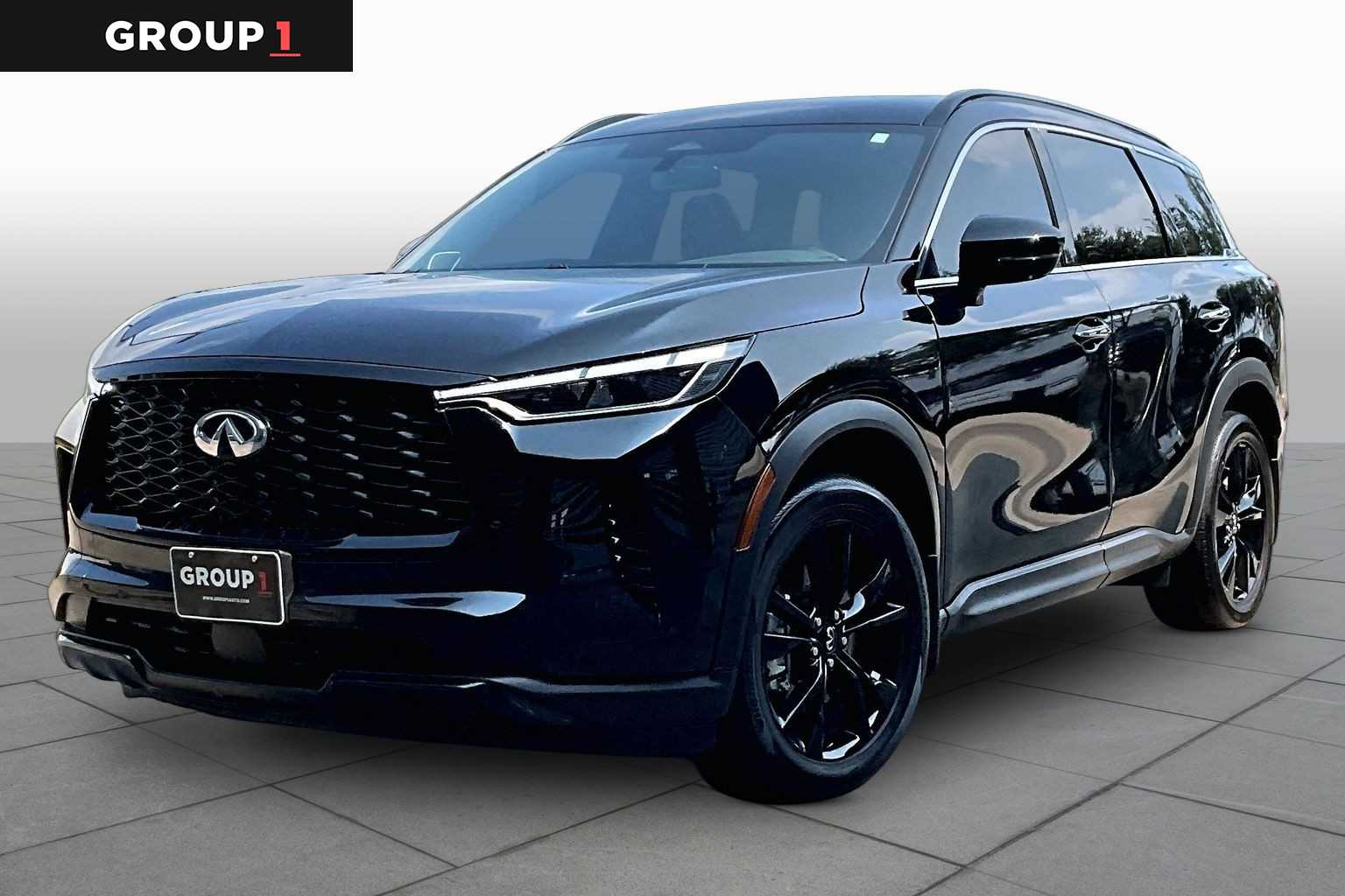 2025 INFINITI QX60 LUXE Mineral Black at HGreg Houston
