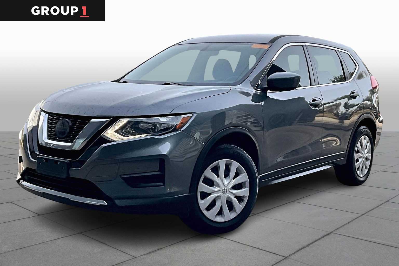 2018 Nissan Rogue S Gun Metallic at Tomball Chrysler Dodge Jeep Ram