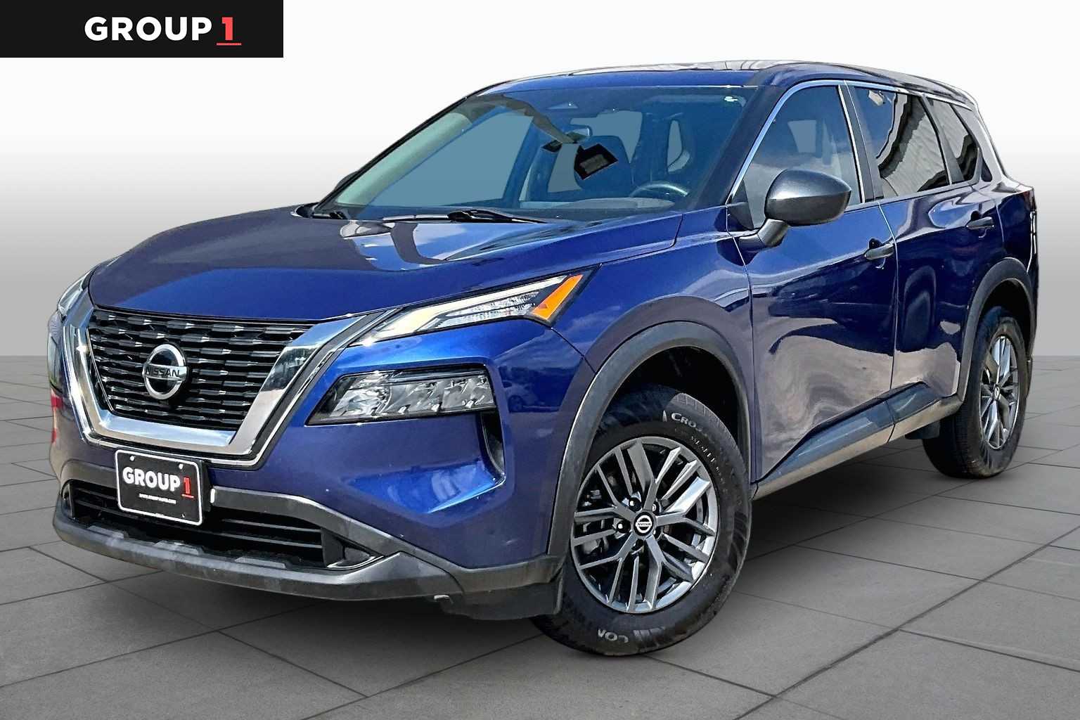 2021 Nissan Rogue S Caspian Blue Metallic at AutoNation USA Houston