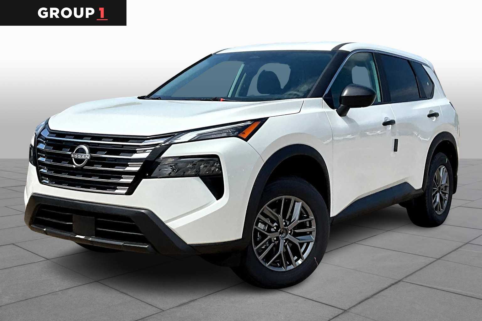 2026 Nissan Rogue S Glacier White at Sterling McCall Nissan