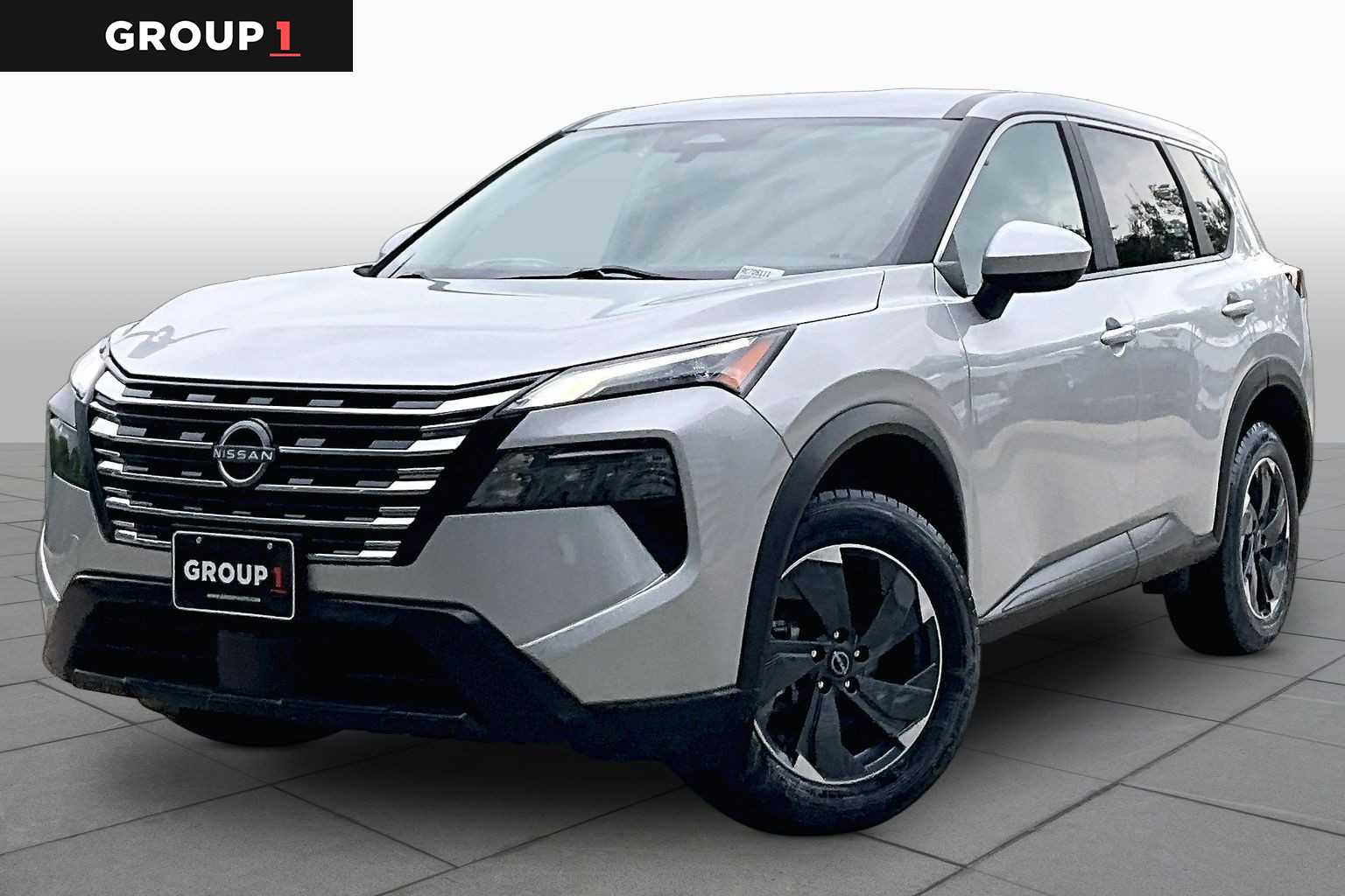 2024 Nissan Rogue SV Brilliant Silver Metallic at Sterling McCall Nissan