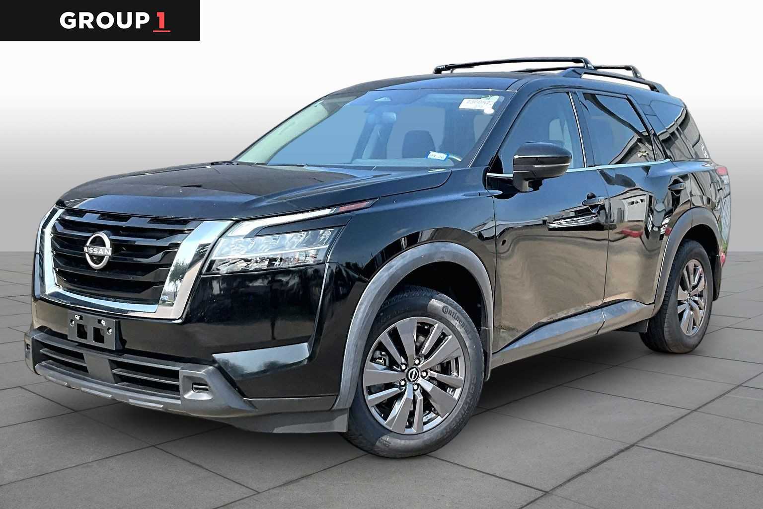 2022 Nissan Pathfinder SV Super Black at AutoNation USA Katy