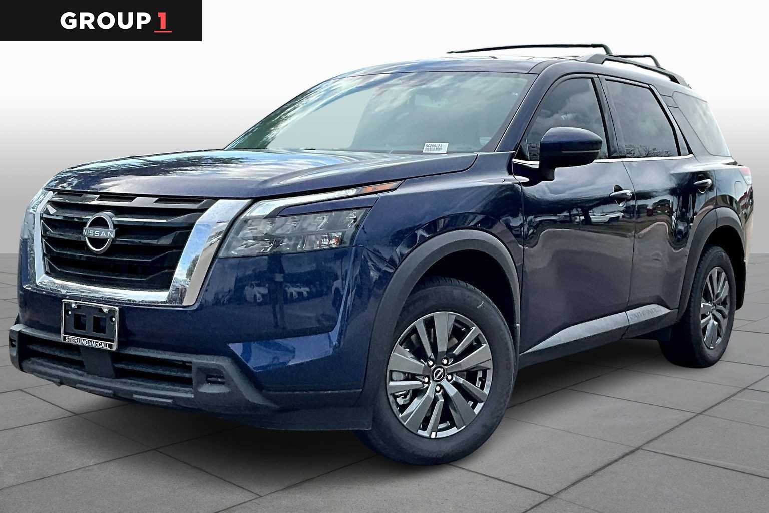 2025 Nissan Pathfinder SV Deep Ocean Blue Pearl at Sterling McCall Nissan