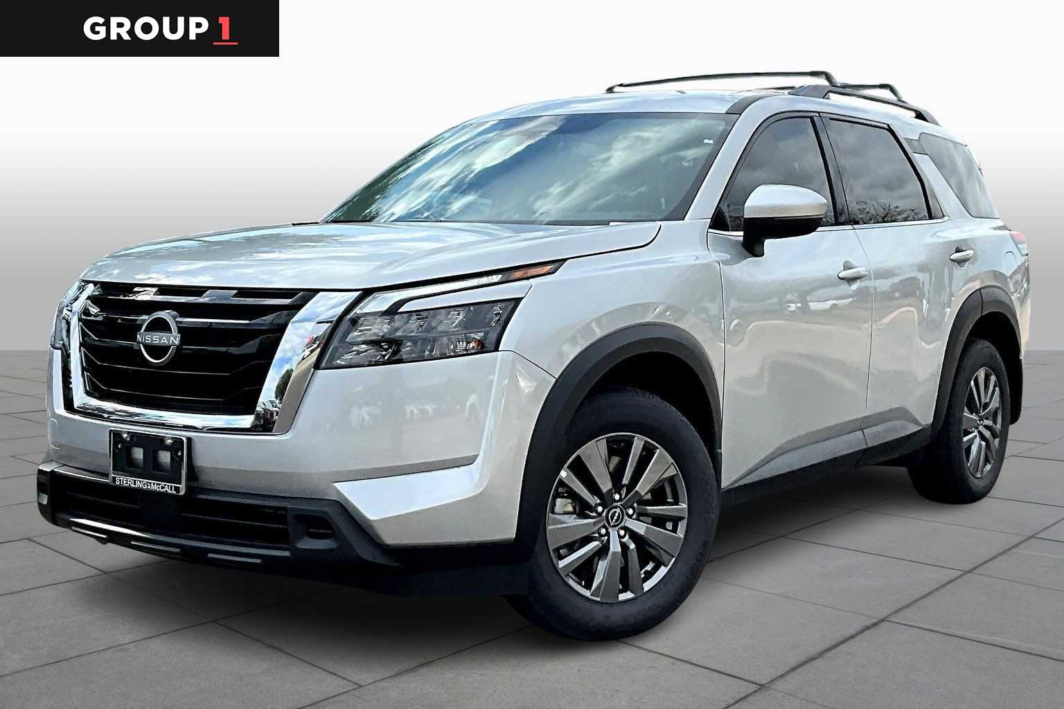 2025 Nissan Pathfinder SV Brilliant Silver Metallic at Sterling McCall Nissan