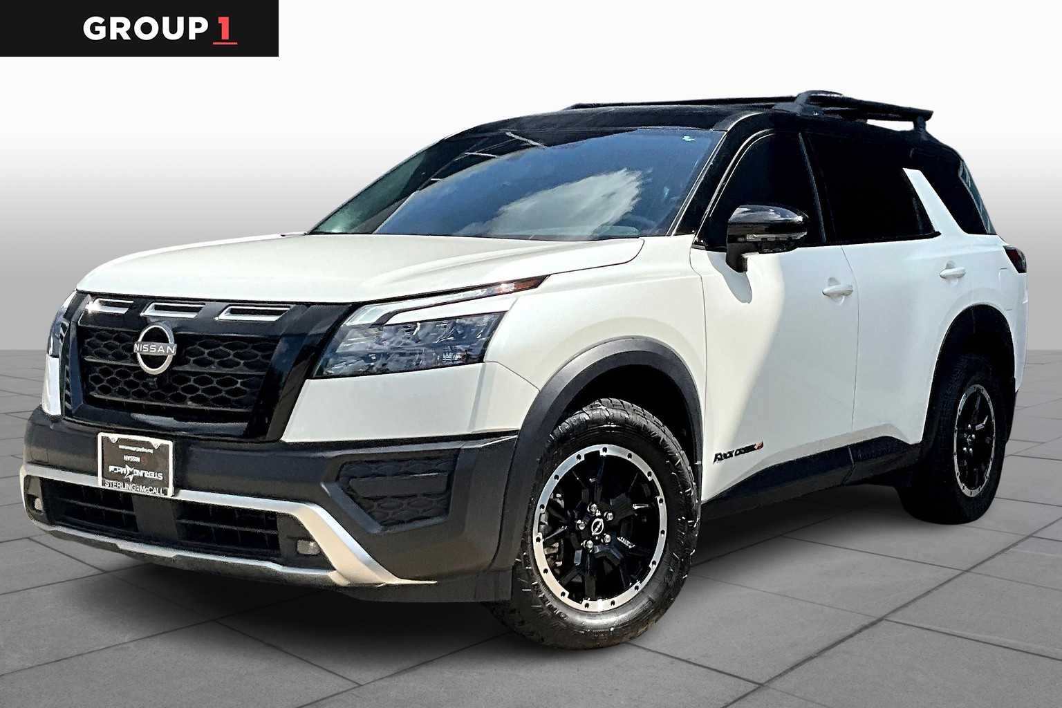 2023 Nissan Pathfinder Rock Creek 2T WHT BLK ROOF at AutoNation USA Katy