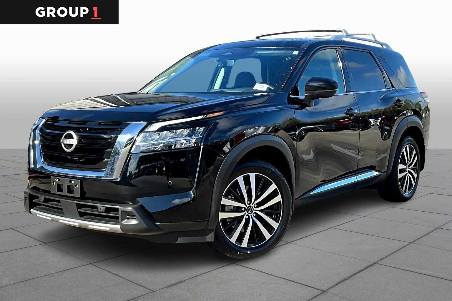 2024 Nissan Pathfinder Platinum Super Black at Tomball Ford