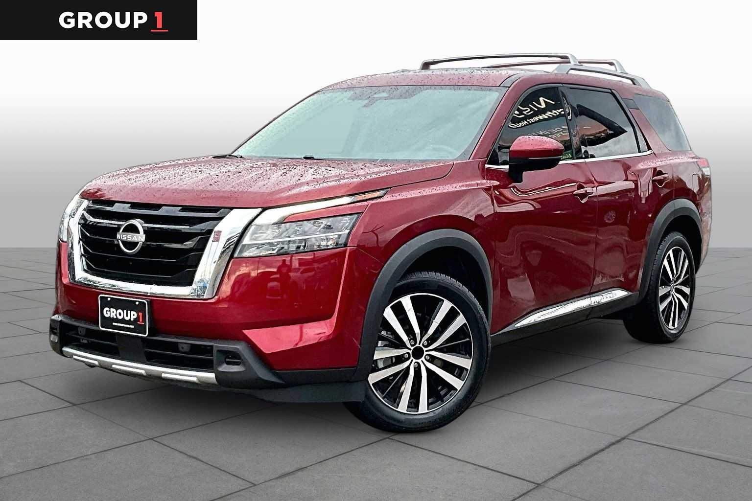 2023 Nissan Pathfinder Platinum Scarlet Ember Tintcoat at Beck & Masten Kia