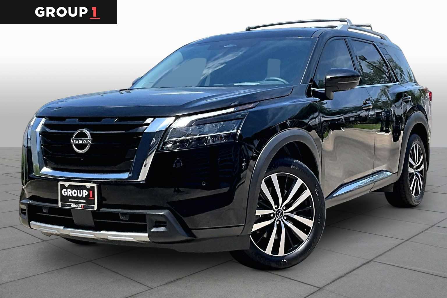 2023 Nissan Pathfinder Platinum Super Black at Sterling McCall Nissan