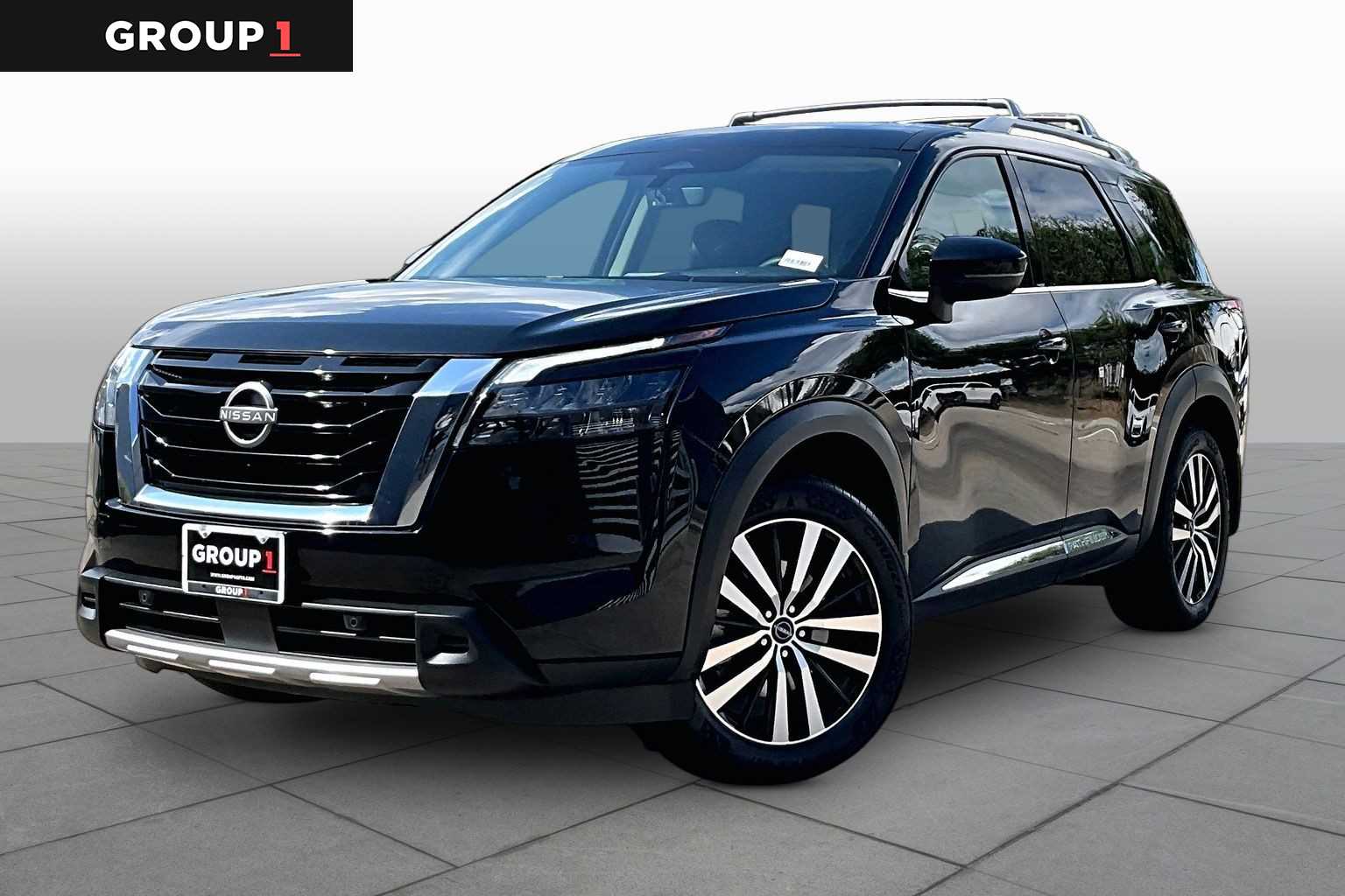 2025 Nissan Pathfinder Platinum Super Black at Sterling McCall Nissan
