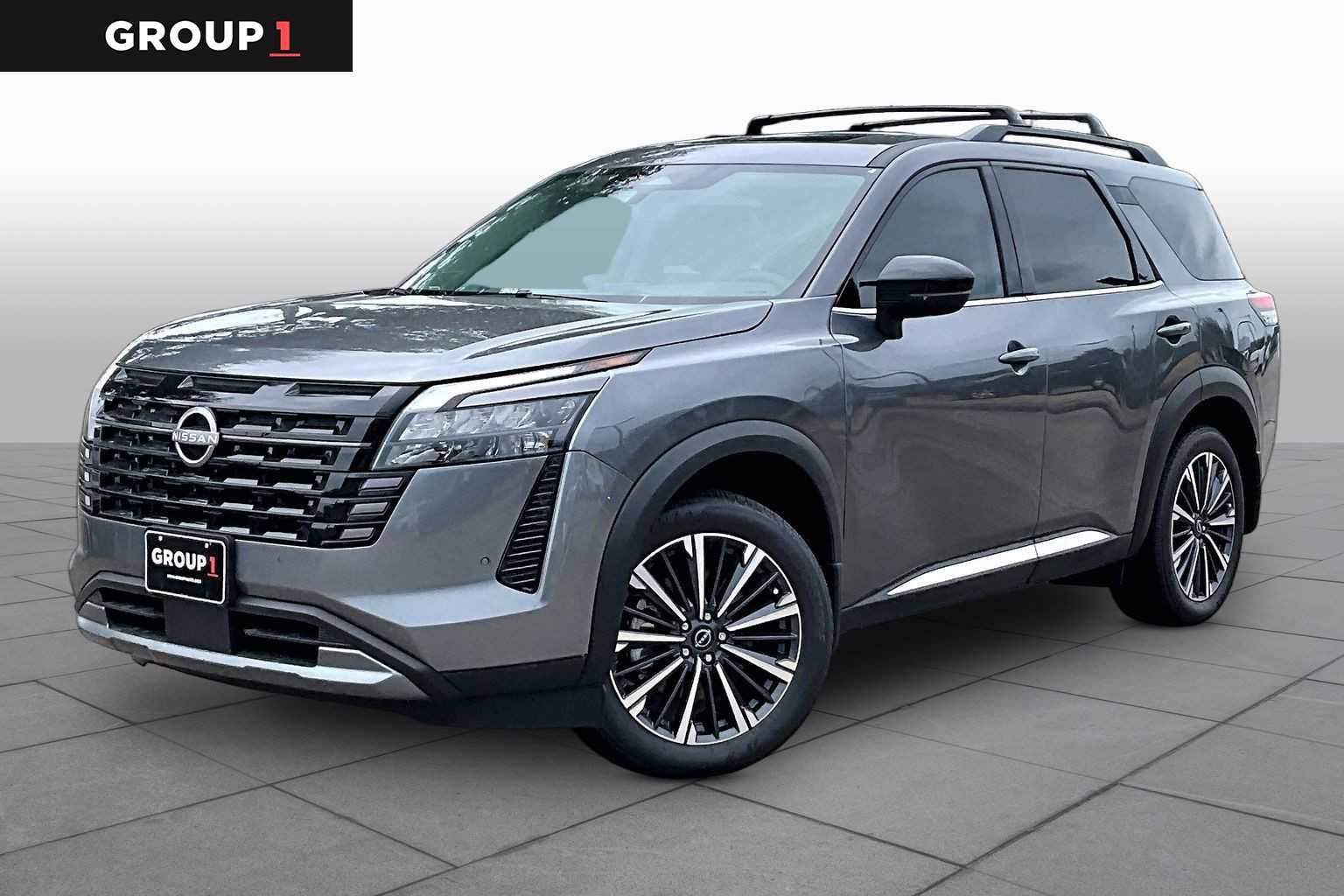 2026 Nissan Pathfinder Platinum Gun Metallic at Mac Haik Ford