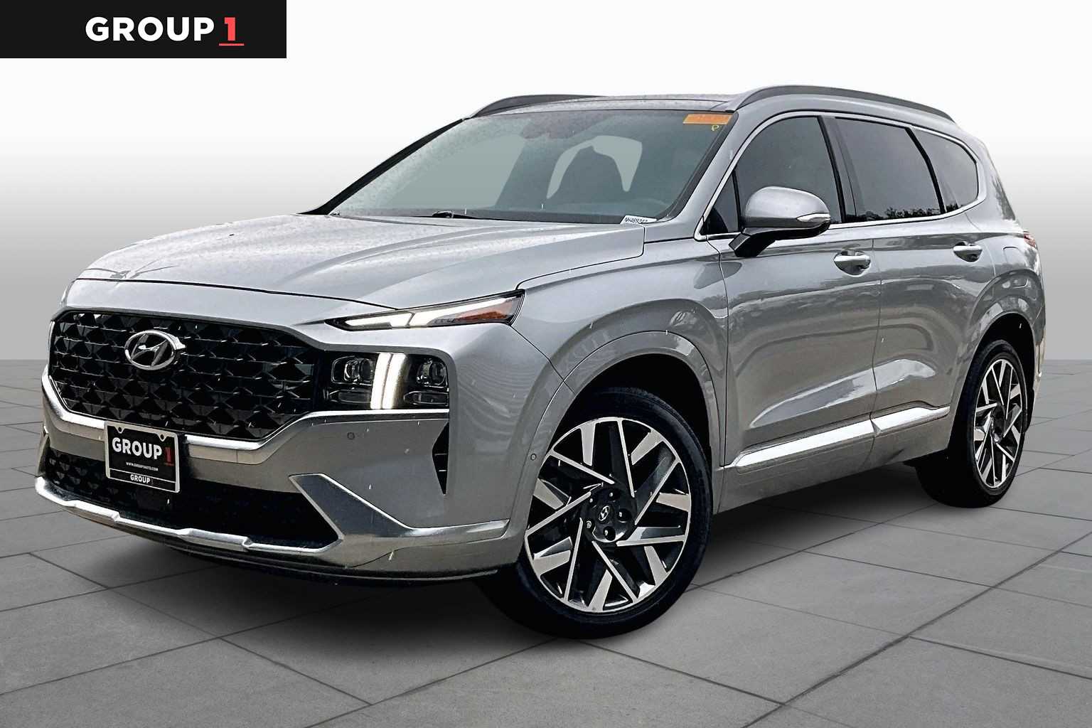 2022 Hyundai Santa Fe Calligraphy Shimmering Silver at Lone Star Chevrolet