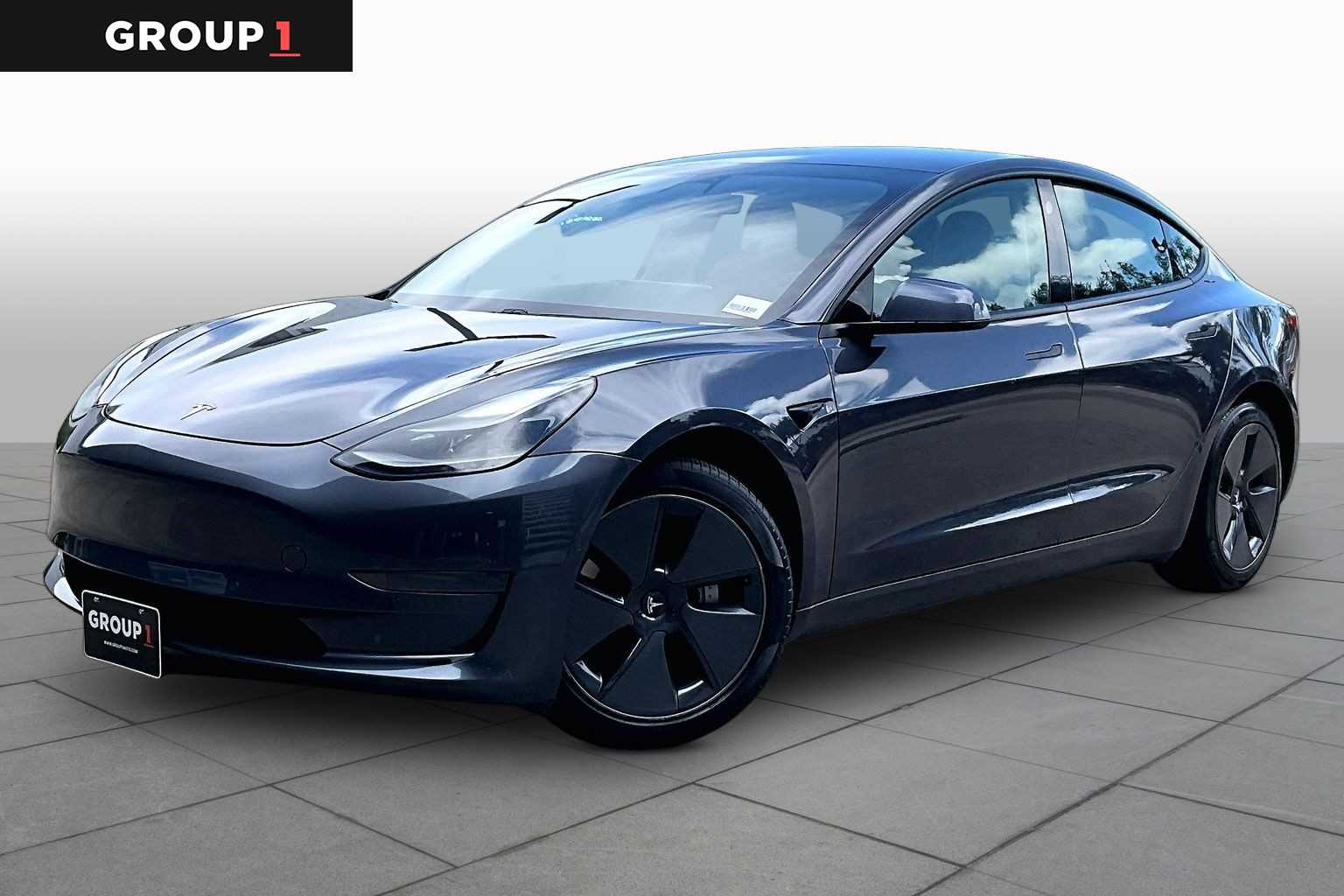 2021 Tesla Model 3 Standard Range Plus Deep Blue Metallic at Lexus Southwest Houston