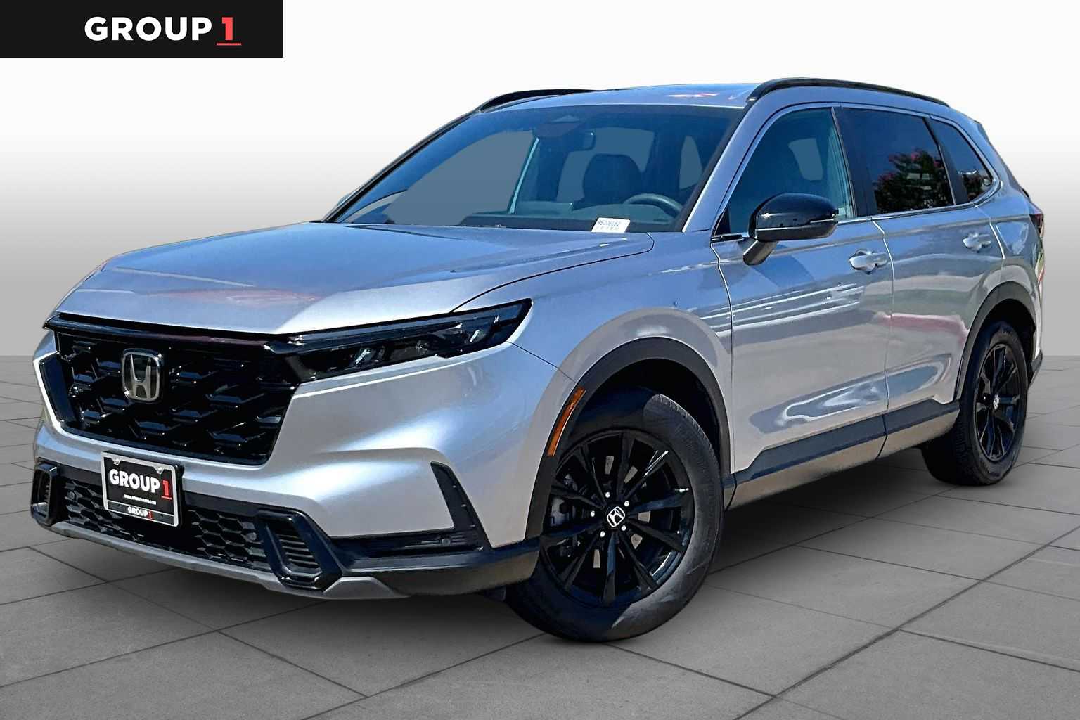 2024 Honda CR-V Hybrid Sport-L Lunar Silver Metallic at AutoNation USA Houston