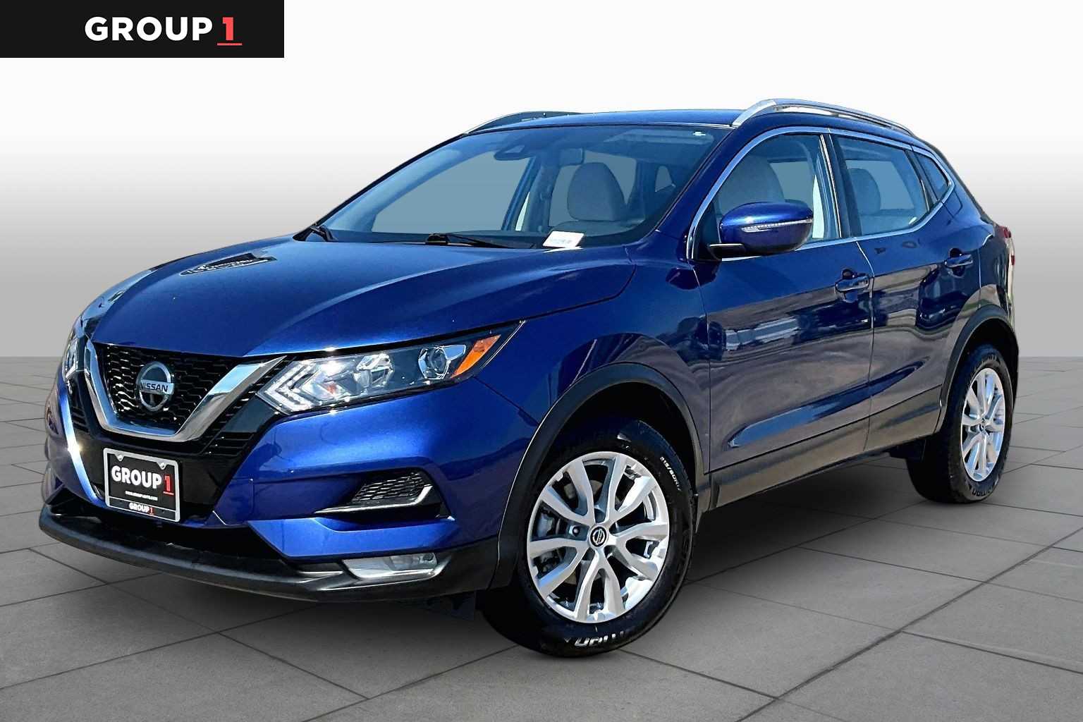 2022 Nissan Rogue Sport SV Caspian Blue Metallic at AutoNation Toyota Gulf Fwy