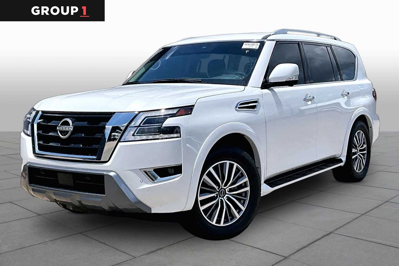 2024 Nissan Armada SL Aspen White Tricoat at Mercedes-Benz of Houston North
