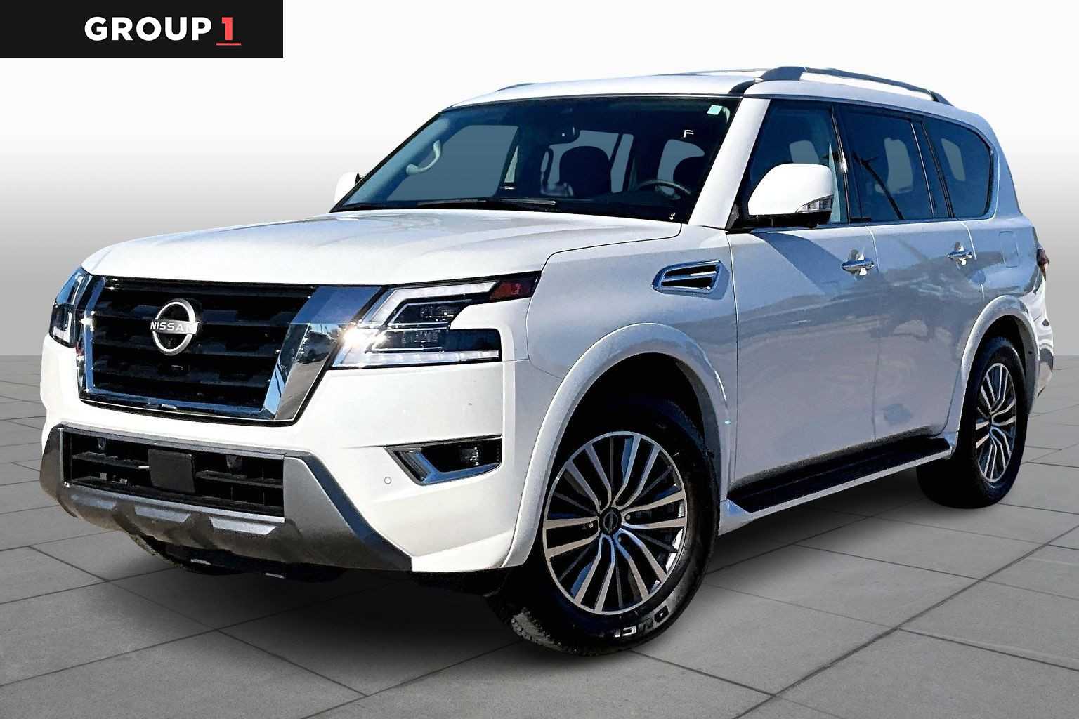 2024 Nissan Armada SL Aspen White Tricoat at AutoNation Toyota Gulf Fwy