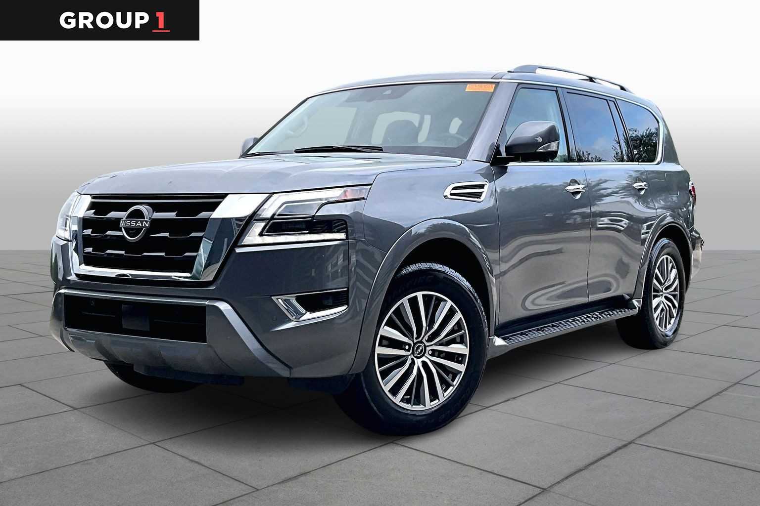 2023 Nissan Armada SL Gun Metallic at Tomball Chrysler Dodge Jeep Ram