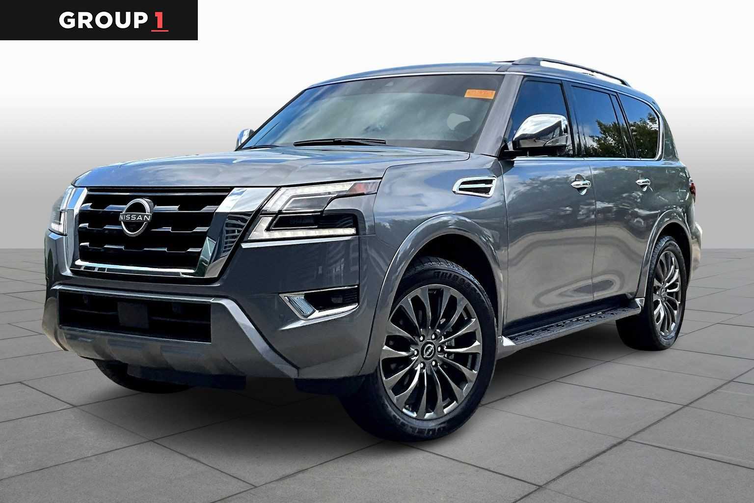 2024 Nissan Armada Platinum Gun Metallic at AutoNation Toyota Gulf Fwy