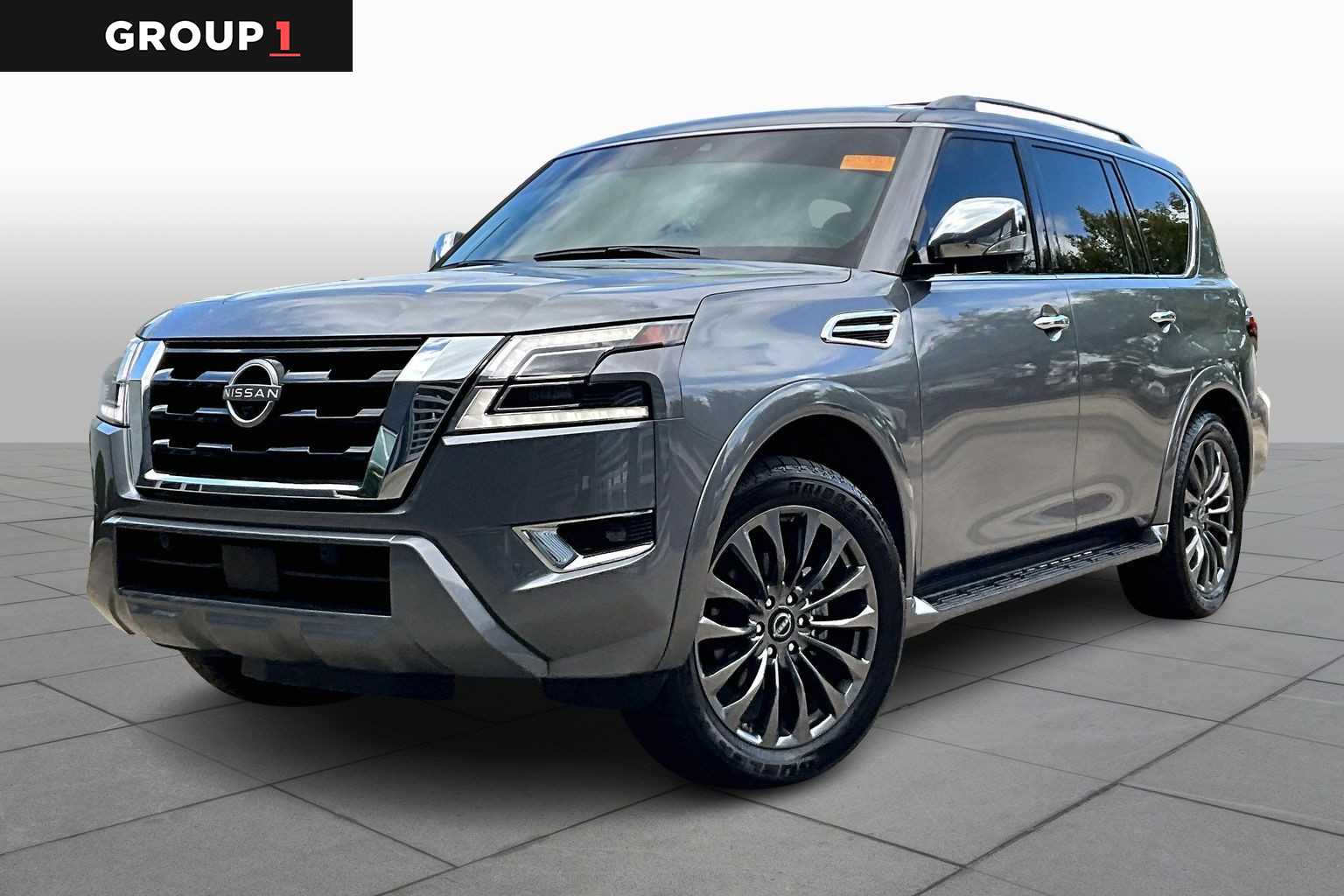 2024 Nissan Armada Platinum Gun Metallic at AutoNation Toyota Gulf Fwy