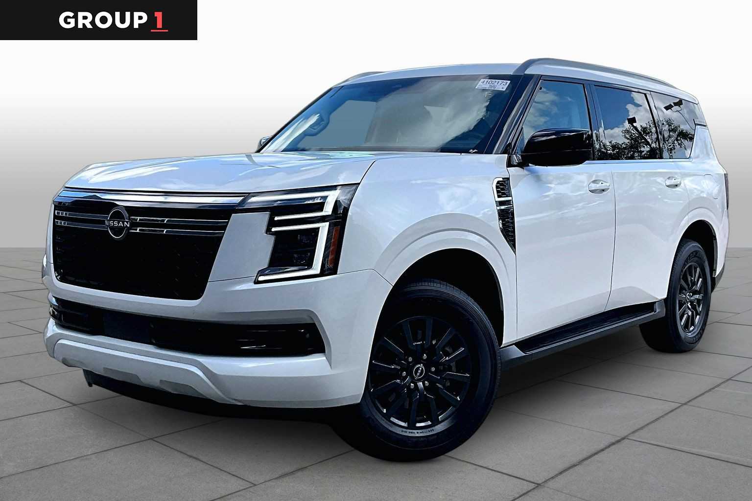 2026 Nissan Armada SV Aspen White Tricoat at Sterling McCall Nissan