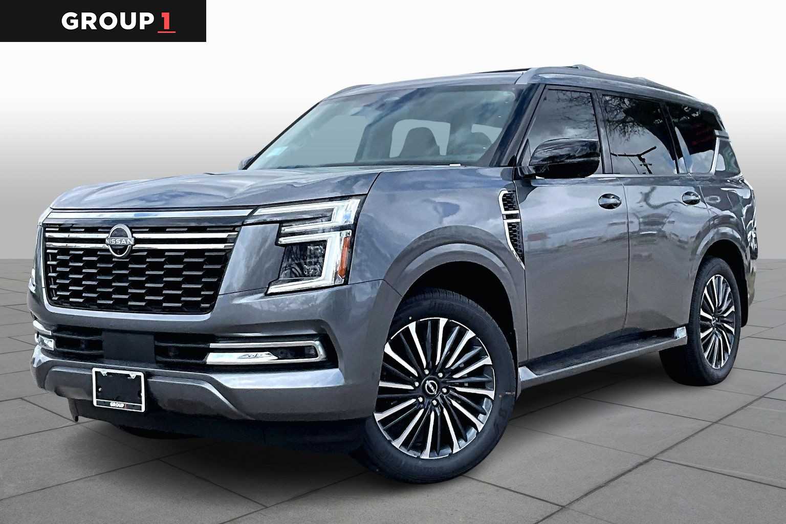 2026 Nissan Armada Platinum Reserve Gun Metallic at Sterling McCall Nissan