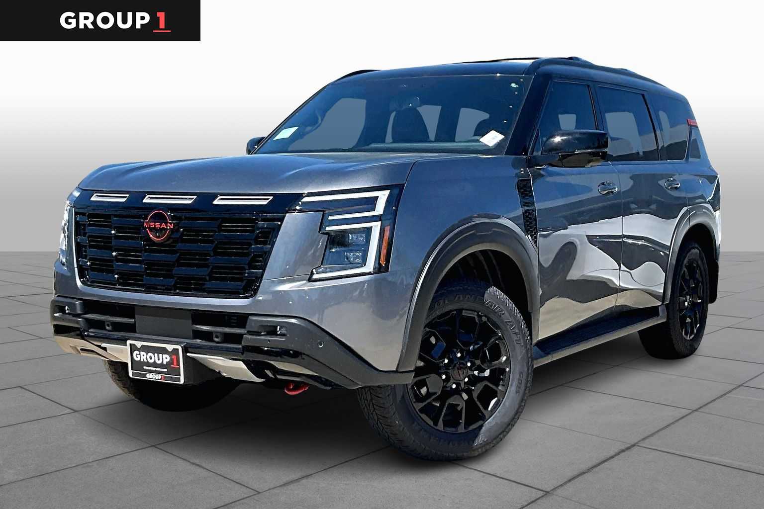 2026 Nissan Armada PRO-4X Gun Metallic/Super Black at Sterling McCall Nissan