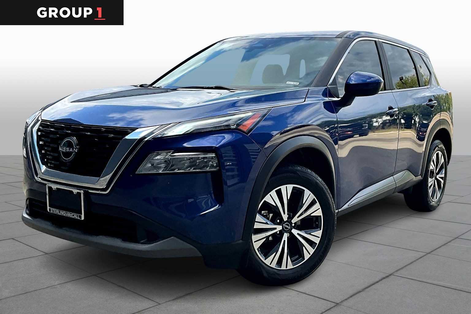 2023 Nissan Rogue SV Caspian Blue Metallic at Sterling McCall Nissan