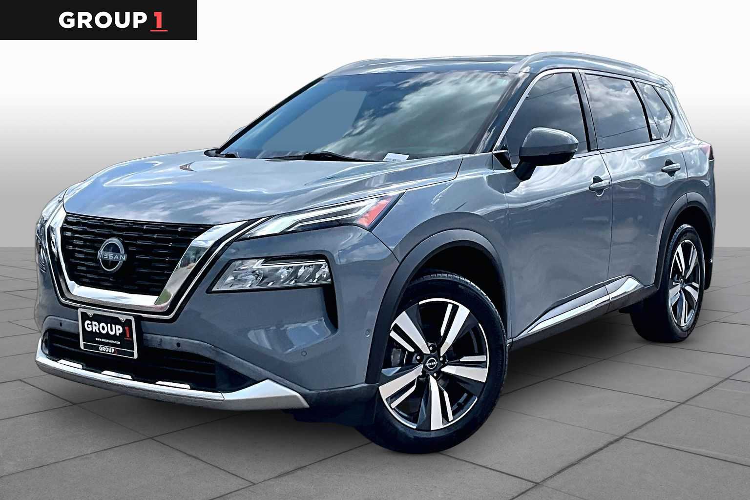 2023 Nissan Rogue Platinum Boulder Gray Pearl at Sterling McCall Nissan