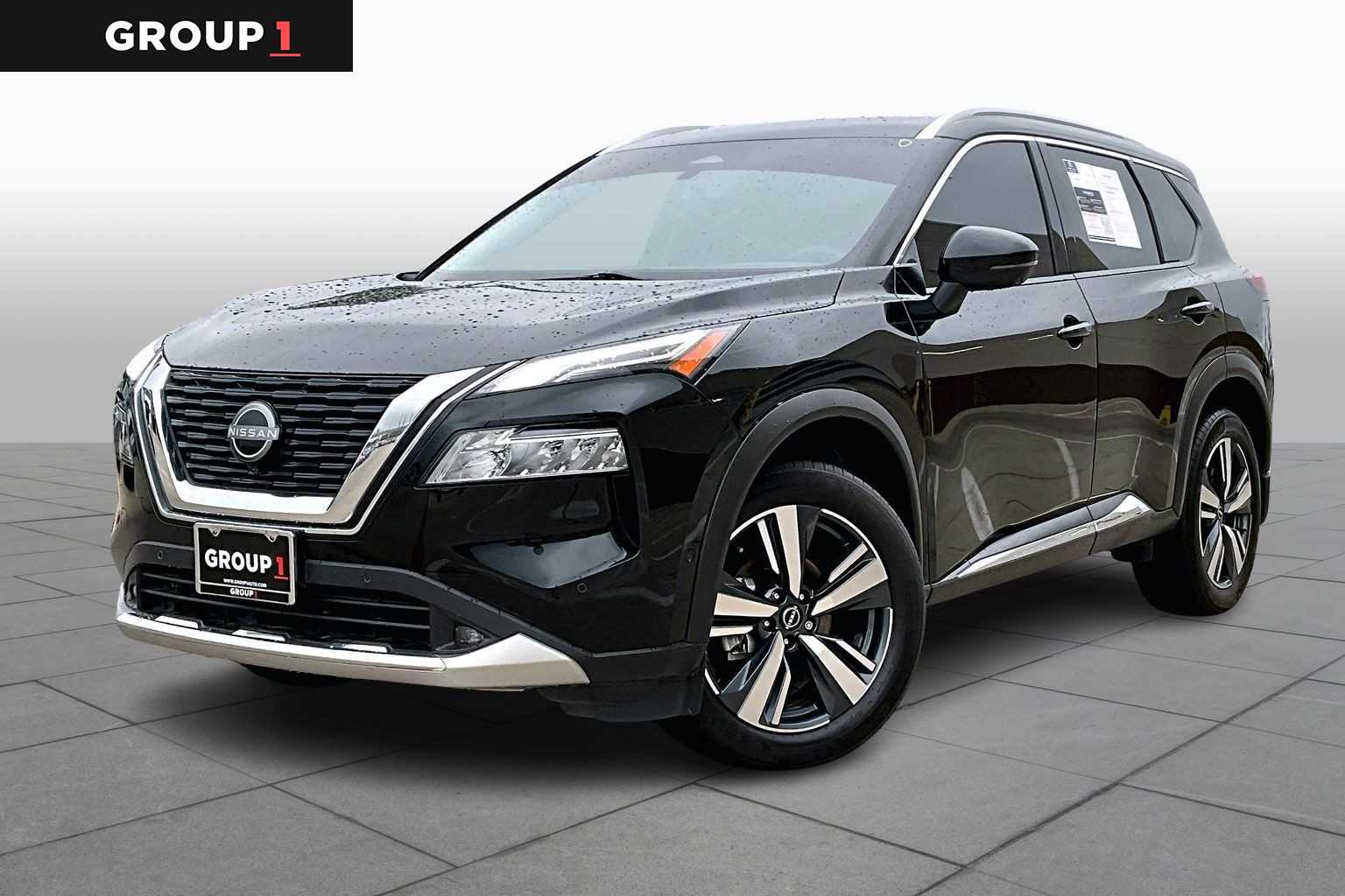 2022 Nissan Rogue Platinum Super Black at Tomball Ford