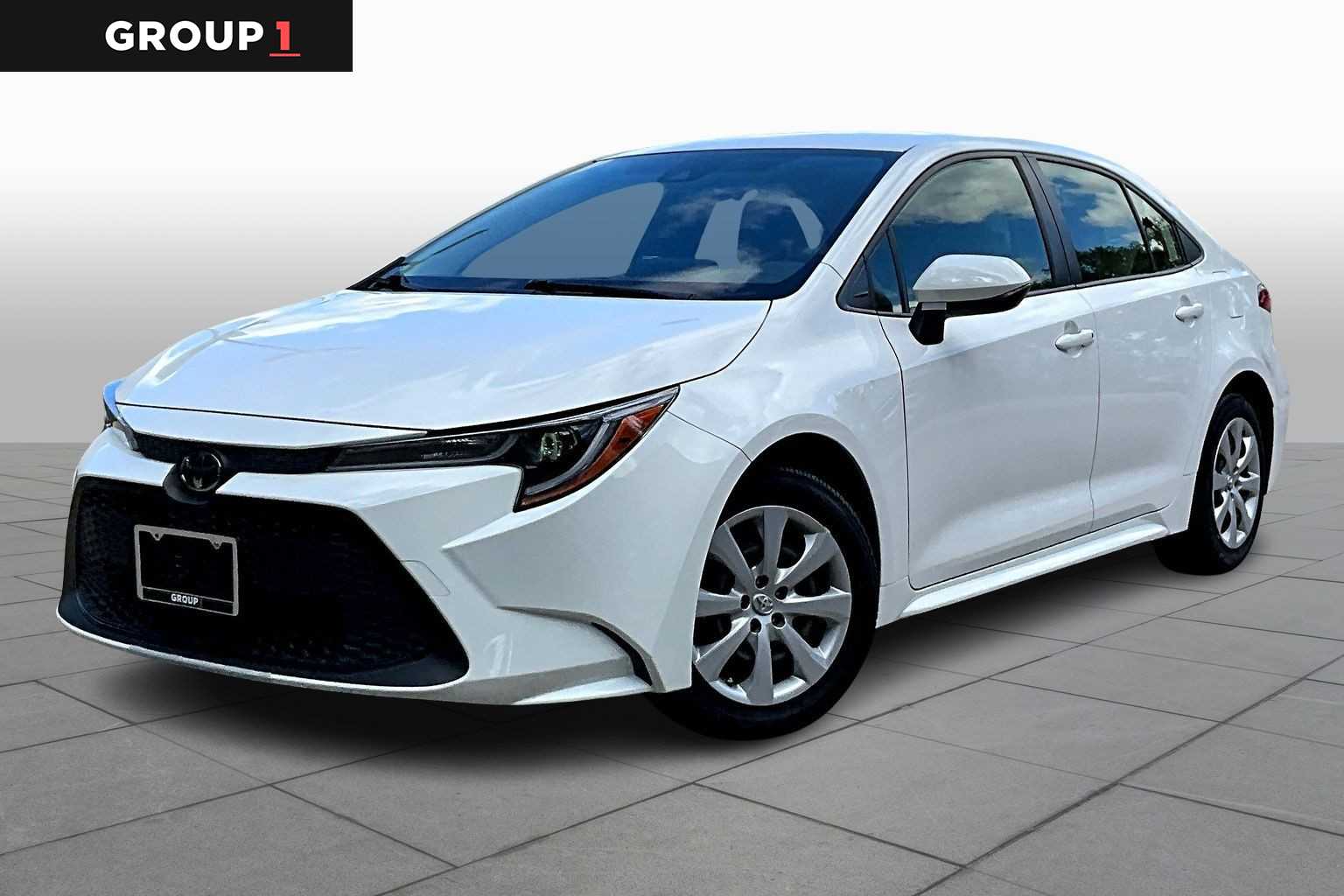 2021 Toyota Corolla LE Super White at HGreg Houston